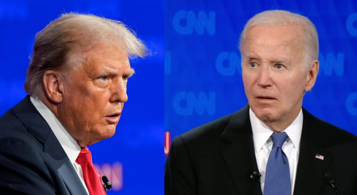 Trump et Biden